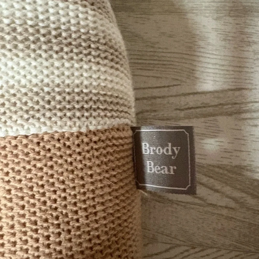 Living Textiles Brody Bear Knitted Cotton Huggable Stuffed Animal - Picture 2 of 4